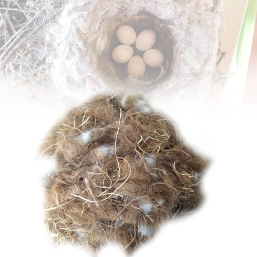 LITEMATIRA Natural Bird Nesting Bedding Materials for Finches Parakeets Chickens Birdcage Supplies (0.7oz)