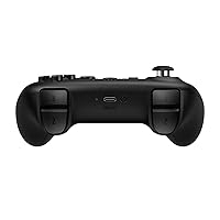 Vista 2 de 8BitDo 64 Bluetooth Controller for Analogue 3D, Switch, Switch 2, Windows, and Android (Black)
