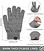 FZ FANTASTIC ZONE Women's Winter Touchscreen Wool Magic Gloves Warm Knit Fleece Lined for Women
