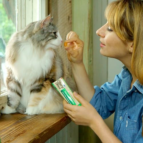 Image of INABA Churu Bites for Cats, Soft /Chewy Baked Chicken Wrapped Churu Filled Cat Treats with Vitamin E, 0.35 Ounces per Tube, 24 Tubes Total (3 Tubes per Pack), Chicken Recipe