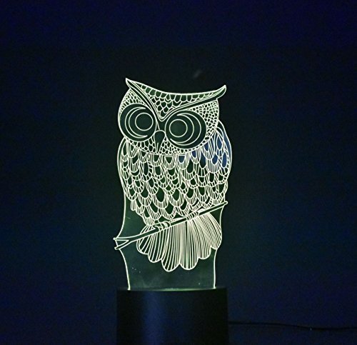 3D Optical Illusion Lampe Schreibtisch Tischleuchte Lampe Smart Home Night Lights 7 Farben ändern Cover