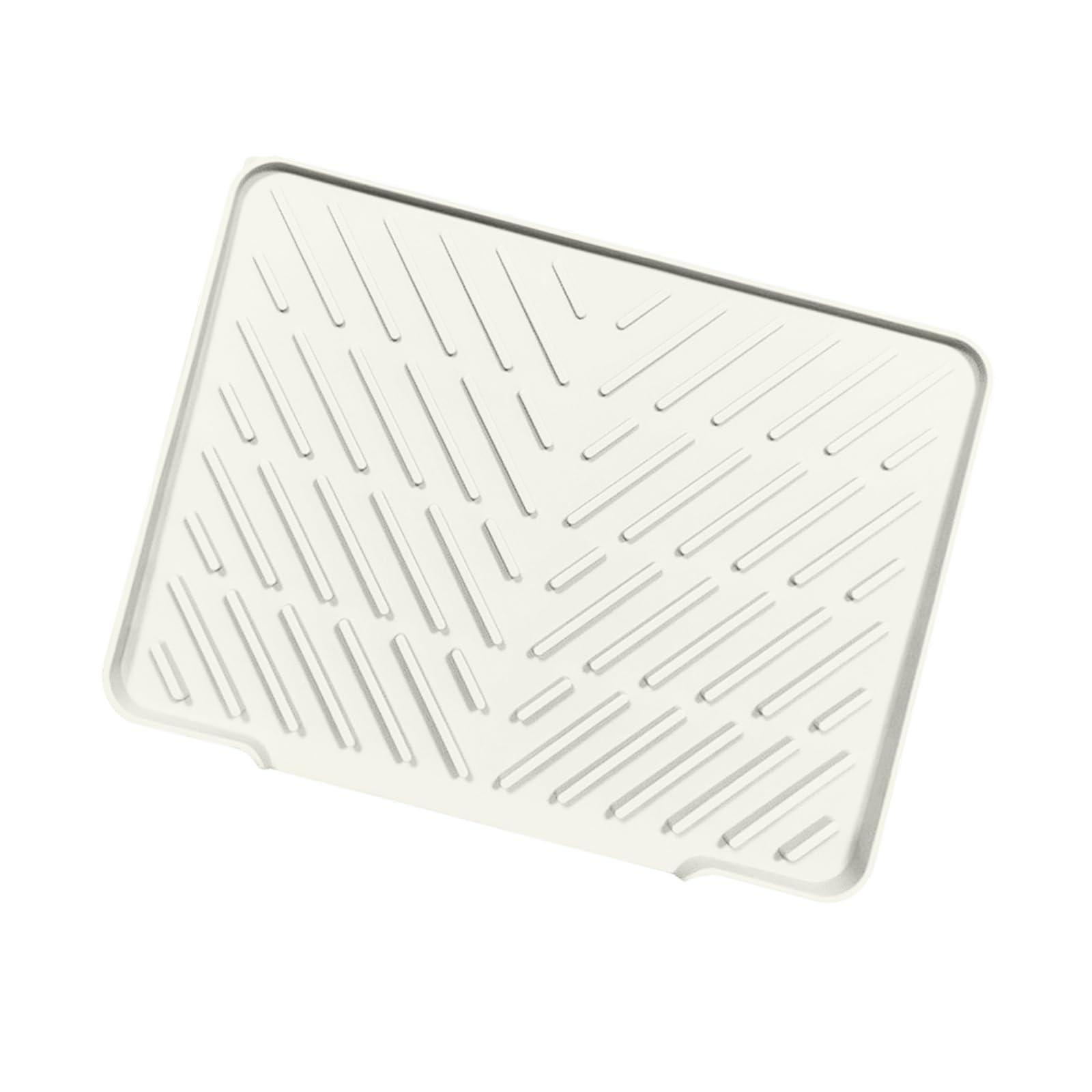 Qusinfc Extra Wide Drain Nozzle Silicone Drying Mat for Kitchen with Elevated Edges and Not Slip Surfaces Perfect for Dishes Utensils and Cookware Drying Pad Rack Silicone Sink Mat