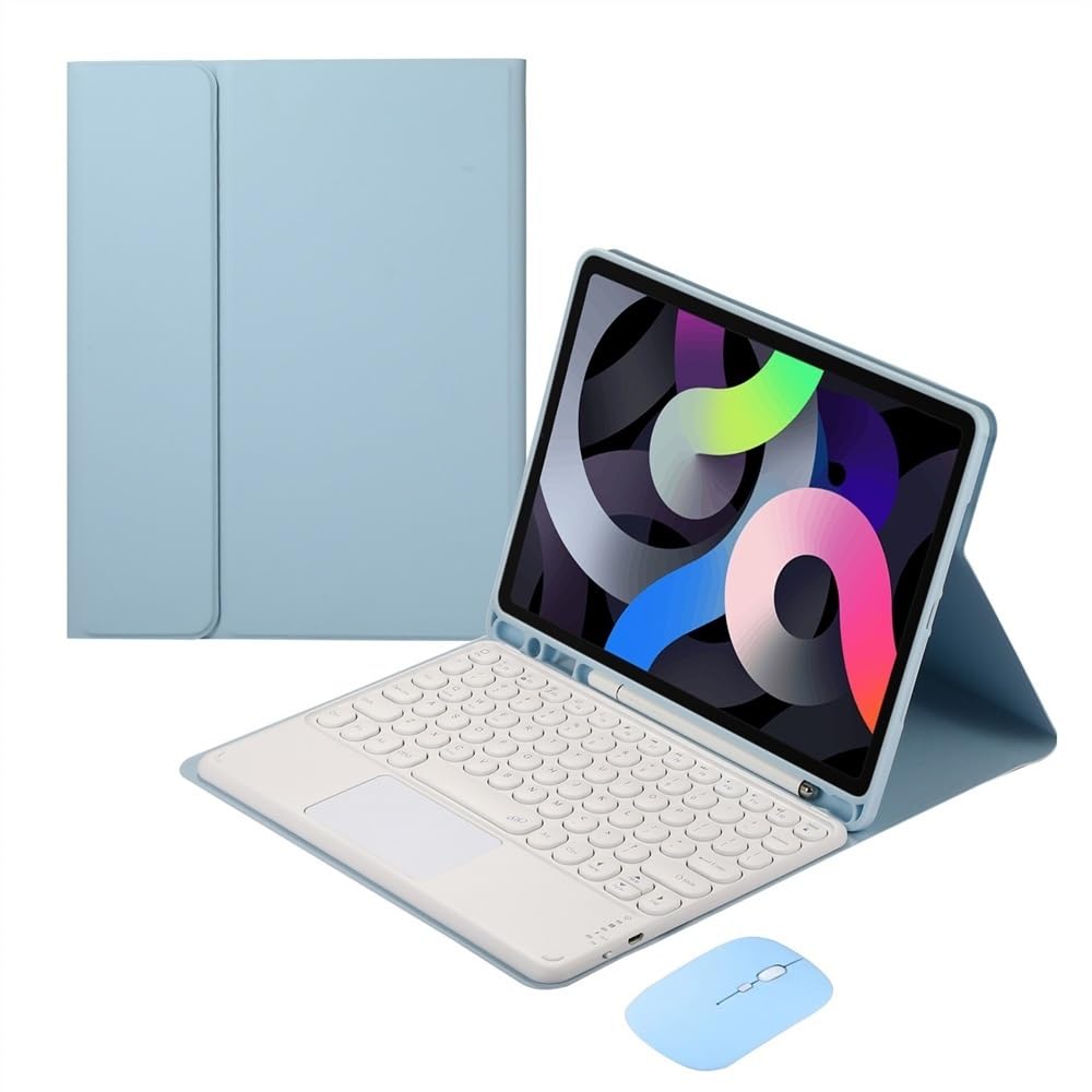 Clavier Tactile iPad Pro 11 Clavier Bluetooth Souris et Housse Support Tablette 11 Pouces