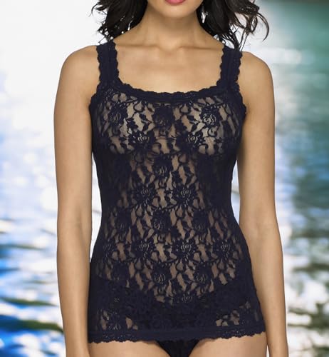 Image of hanky panky Classic Unlined Cami Navy Womens Unlined Size 1X US