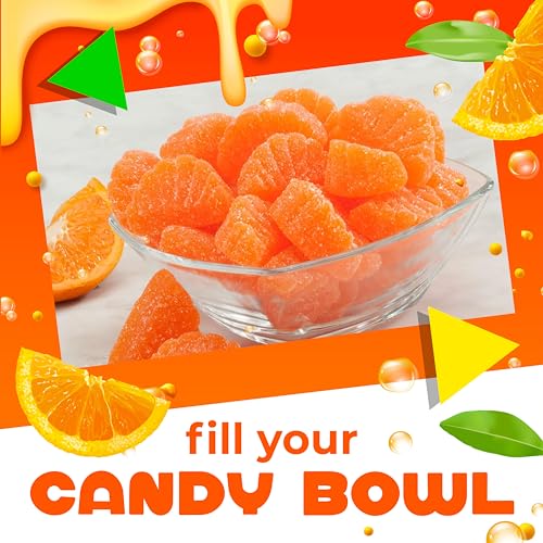 Caramelo de gelatina sabor naranja 2.2 lb miniatura 4