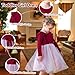 NARPLO Toddler Girls Dresses Tulle Long Sleeve Ruffle Baby Fall Winter Fashion Casual Toddler Dresses for Girls