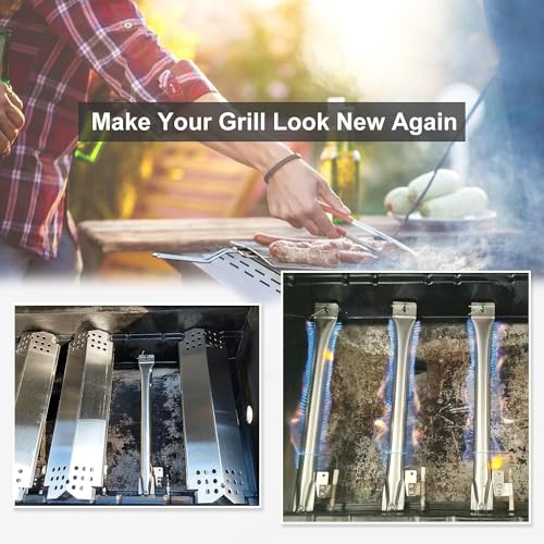 Criditpid Grill Replacement Parts for Nexgrill 3 Burner 720-0925S, 720-0894F, 2 Burner 720-0864M, 720-0864 Models, Grill Heat Plates and Burner for Kenmore, BBQ PRO, Backyard, Expert, Nexgrill Parts by Criditpid - Used condition - Image 7