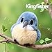 Puvxgur Blue Bird Plush Stuffed Animal - 4.3 inches Soft & Squishy Insect Toy, Cute Stuffie for Kids, for Boys and Girls Who Love Bugs