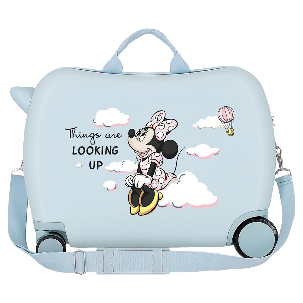 Disney Minnie Cute & Fun Walizki Biegowe, Jeden Rozmiar, Niebieski, Talla única, Walizki na kółkach
