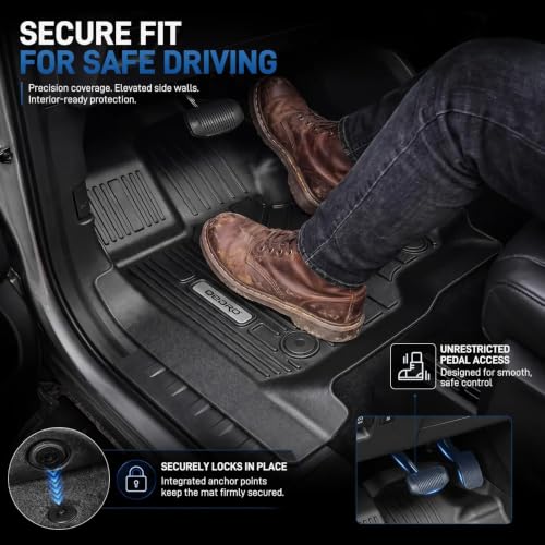 Image of OEDRO Floor Mats Fit for 2015-2026 Ford F150 Super Crew Cab