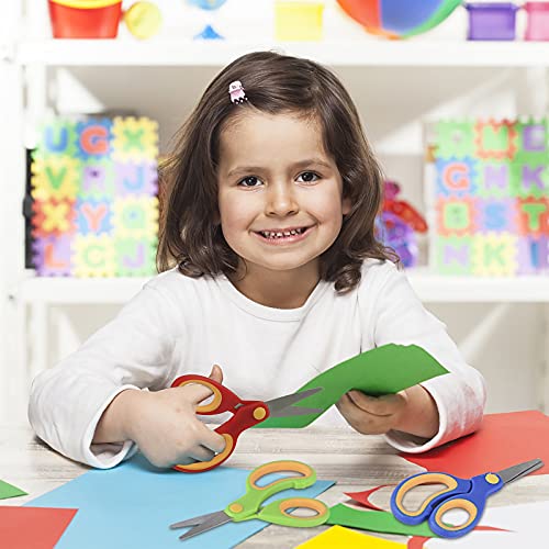 5" School Pack Of Kids Scissors Bulk Set For Student With Soft Comfort-Grip Handles, 36 Packs #TOP1