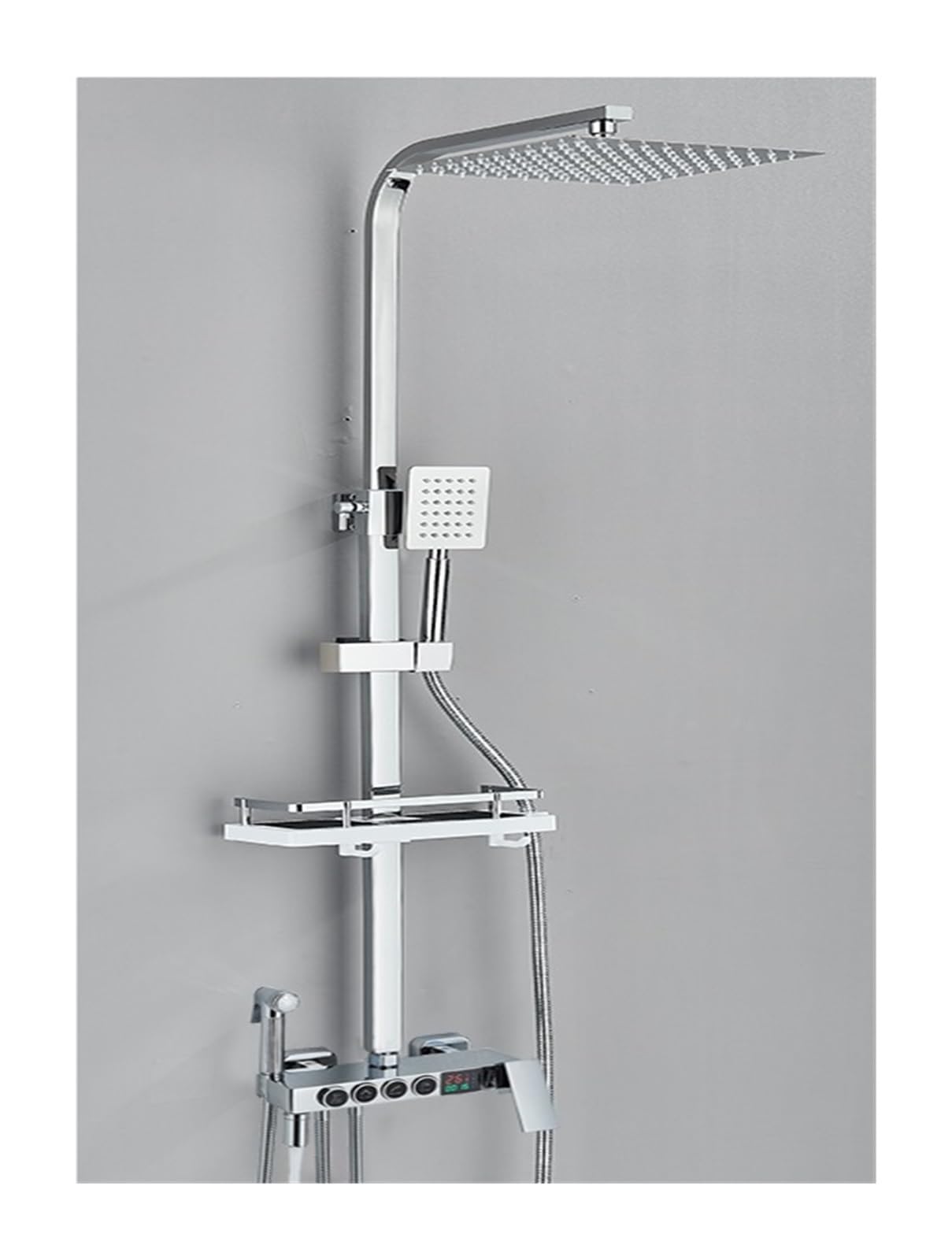 Mélangeur de douche thermostatique numérique pour une salle de bain familiale et sécurisée