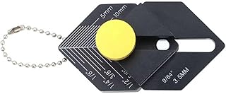 Trim Carpentry Tools Woodworking Measuring Ruler and Finish Ruler Multitool-Measure Distances, Mark Cuts Aluminum Alloy (Black)