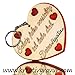 Produktbild Duftspender für Auto aus Holz mit deiner Unterschrift Autospiegel Anhänger Glücksbringer und deiner Unterschirft Herz Geschenk Partner Zawieszka Duft Speicher Handmade