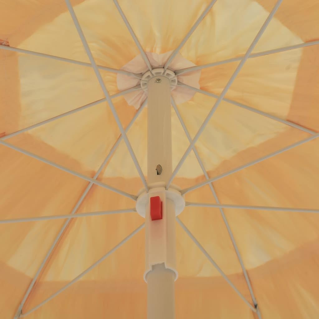 Parasol plażowy, naturalny, w stylu hawajskim, ochrona przed promieniowaniem UV, na taras i do ogrodu, z polipropylenu, do użytku na zewnątrz
