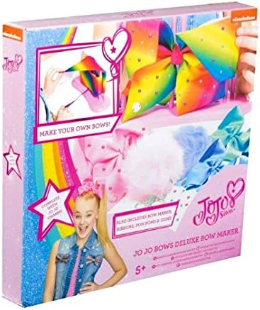 JOJO Bows and Pom Pom Keyring Maker - Deluxe JoJo Siwa Bows Maker | Perfect Present
