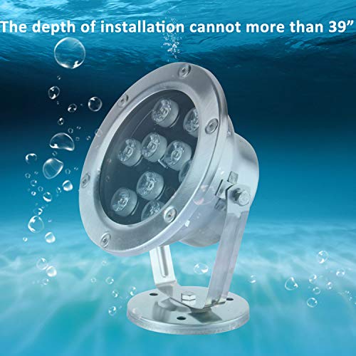 Jsn&Pc Led Pond Lights 27W Rgb Color Changing With Rf Remote Controller & Ip68 Waterproof Joint For Party Swimming Pool Fountain Water Rockery Grass Land #TOP3