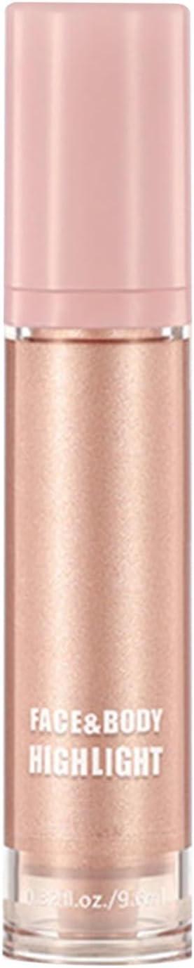 8 couleurs et surligneur pour le contouring et le surligneur stroboscopique Contouring Highlighter Highlighter Liquid Powder Paillettes Visage Maquillage (C, One Dimension)