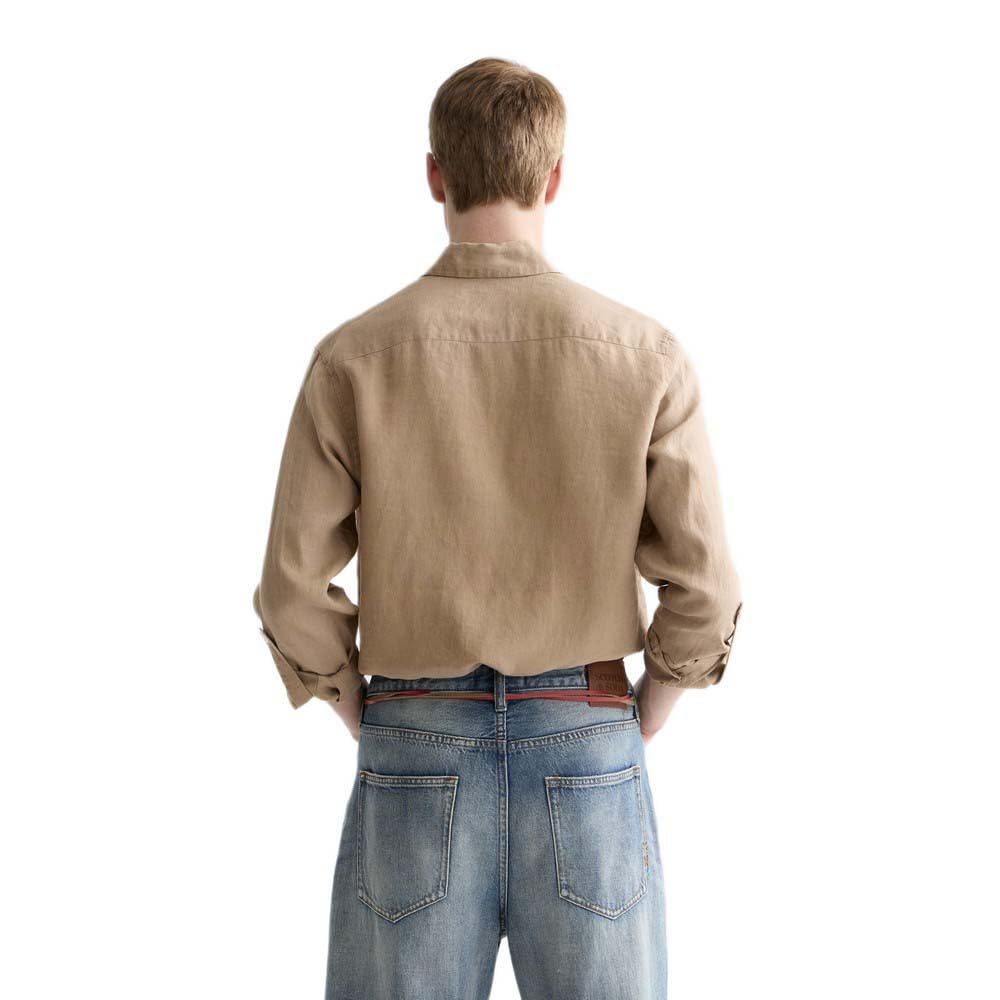 Scotch & Soda Linen LS Shirt Camisa Hombre