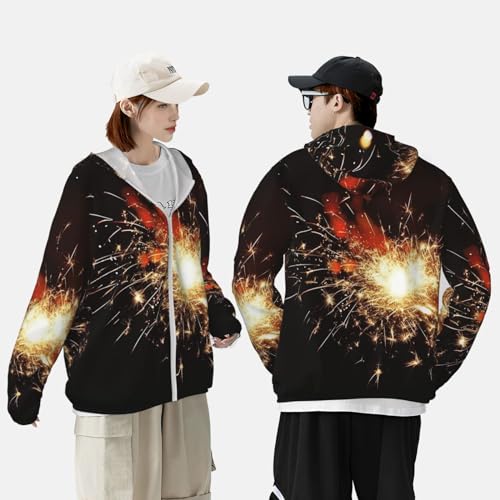 Chaqueta de Sol Ligera con Capucha para Hombre miniatura 5