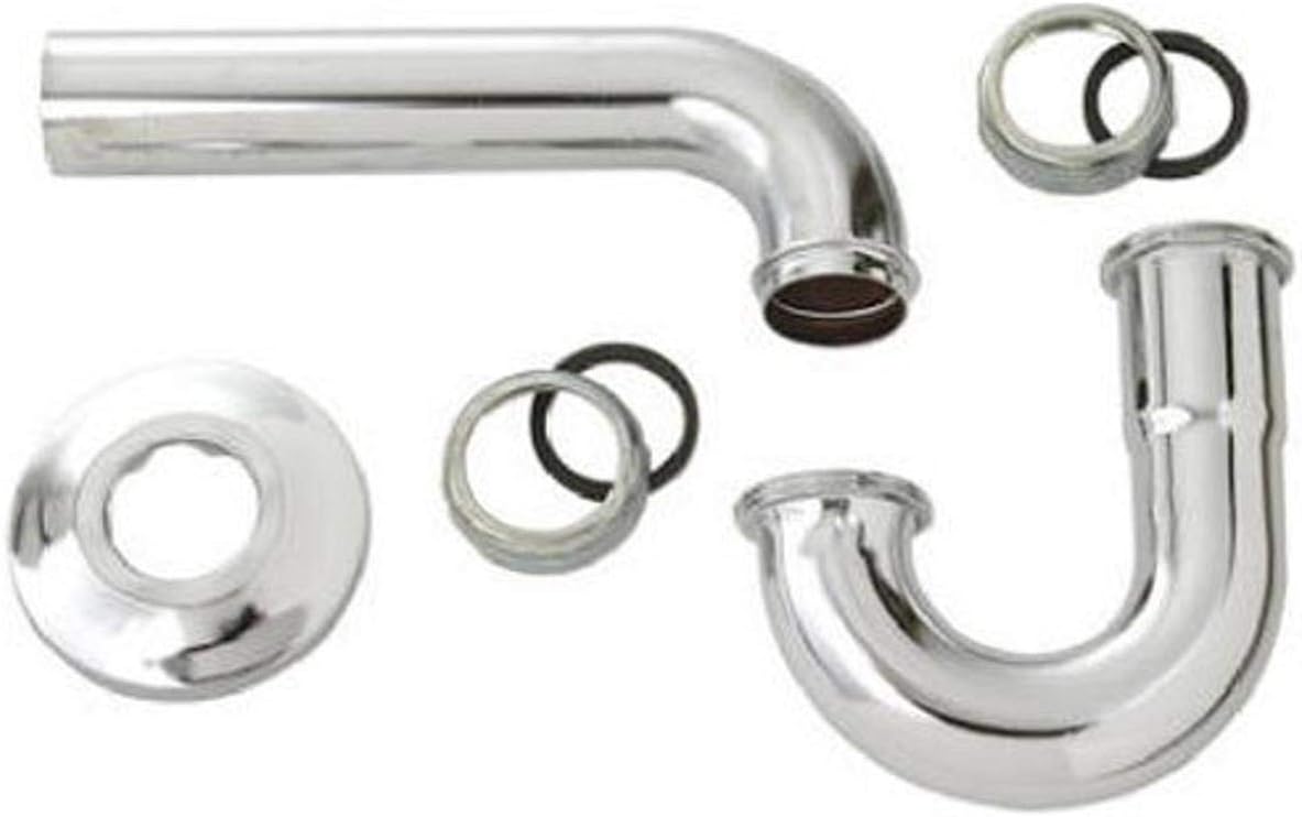 219-162 MP Lavatory Drain P-Trap, 1-1/4-Inch, Chrome