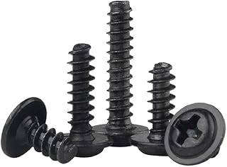 M1.4-M4 Black Plated Cross Pan Head with Wash...,