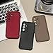 Puxicu Slim Case for Samsung Galaxy S21 FE, Enhanced Camera Protection, Shockproof Skin-Friendly Touch Soft Case Cover for Samsung Galaxy S21-FE Phone, Coffee