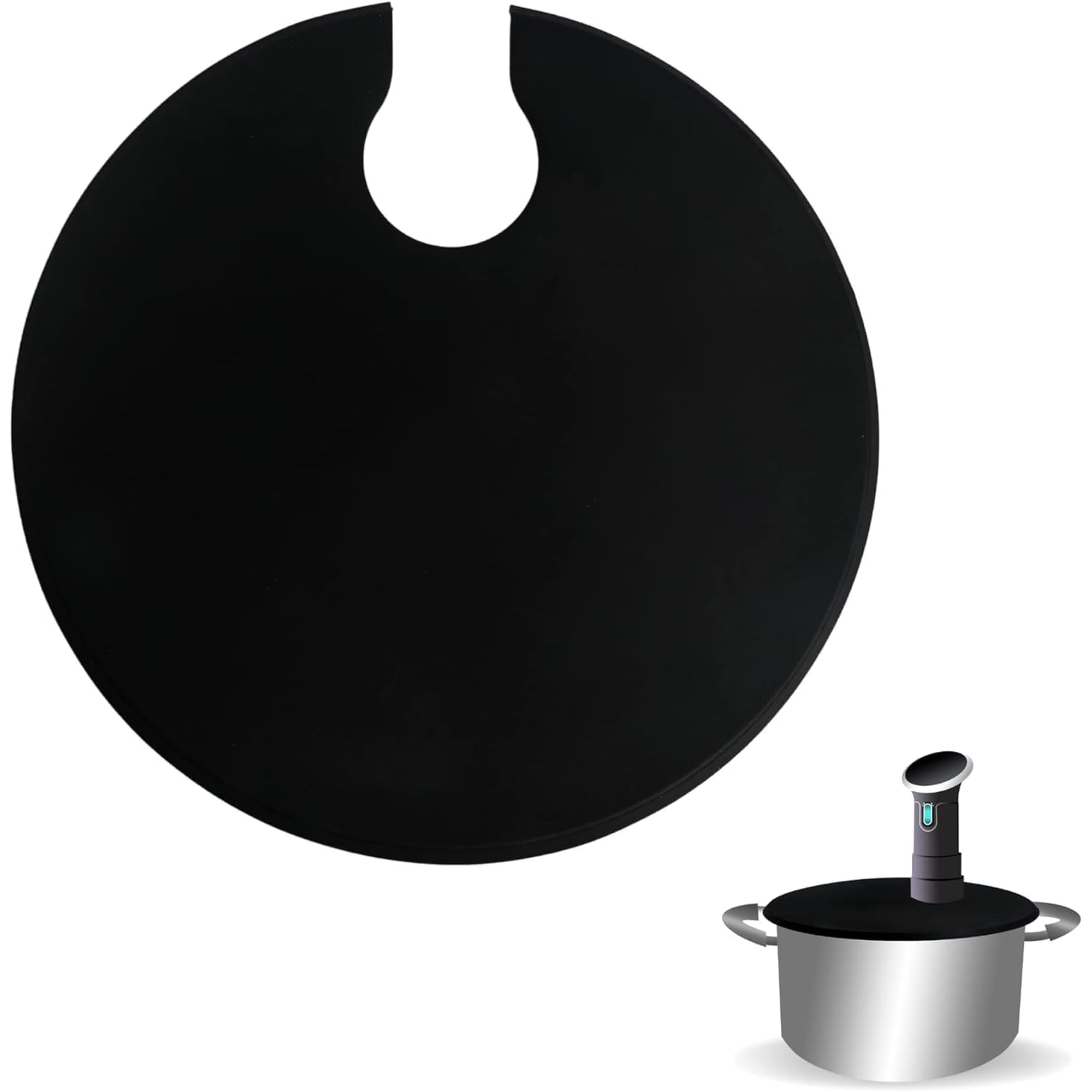 VIKOS Products Sous Vide Precision Cooker Silicone Lids Compatible with Anova Fits Up to 10.5