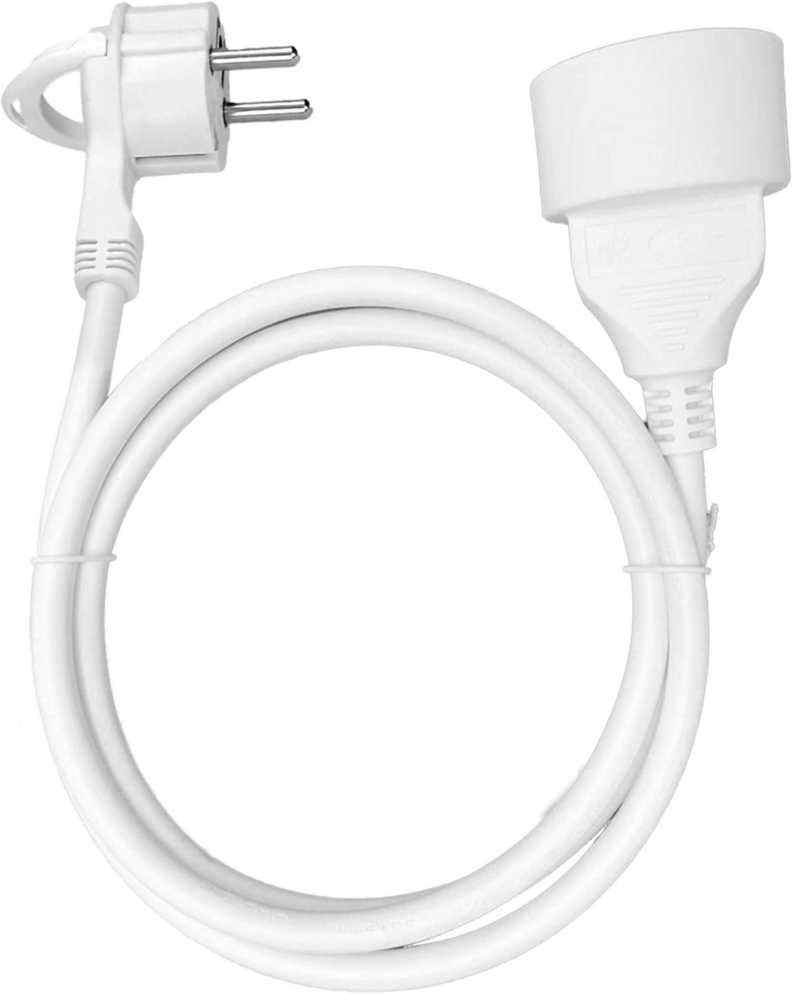 BTICINO Avvolgicavo S2625, Prolunga Elettrica 25 Metri, 4 Prese Polivalenti Schuko Bipasso, Spina Grande 16A, Interruttore Termico, Maniglia Ergonomica, Ferma Cavo, Full Black