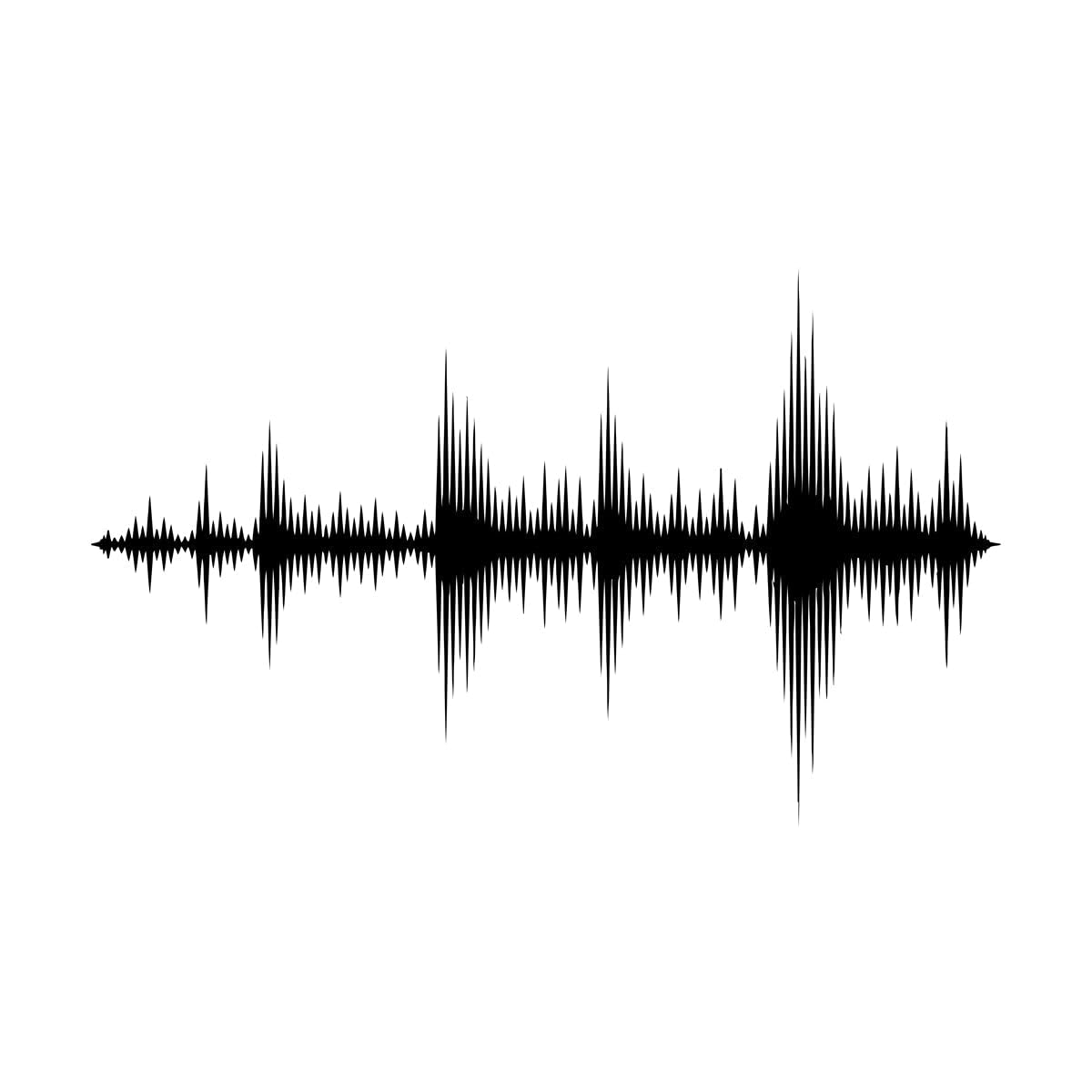 Audio Wave Wall Decal Sound Wave Art Vinyl Sticker Recording Studio Music Producer Room Decor Wallpaper Large - 84x134cm — image 1