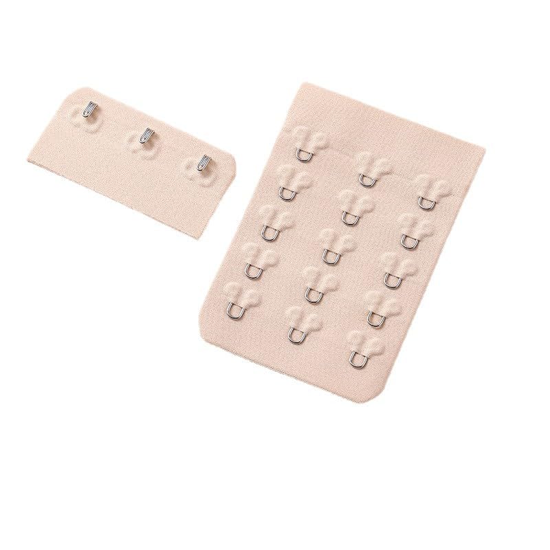 Seamless Five Row Three Hook Steel Back Clasp Bra Matching Buckle-image-28
