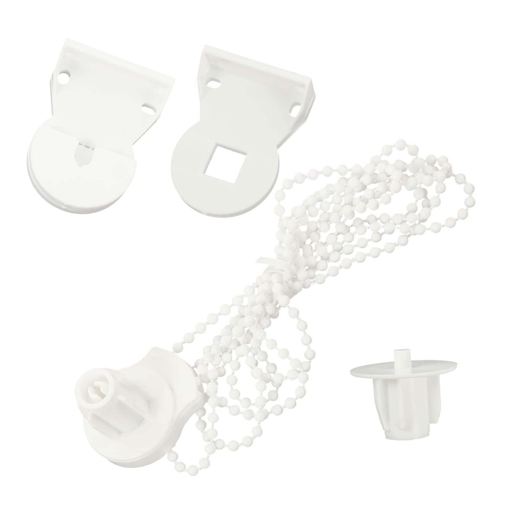 MUSISALY 2Sets Roller Blind Fitting Parts Kit Curtain Repairing Tools with Flexible Installation Pom Material Roller Shade Accessories for Home Use