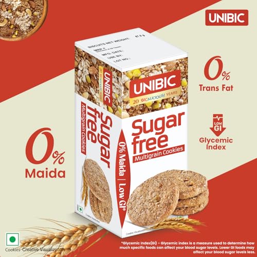 Image of Unibic Sugar Free Multigrain Cookies, 75 /67.5gm(weight may vary)