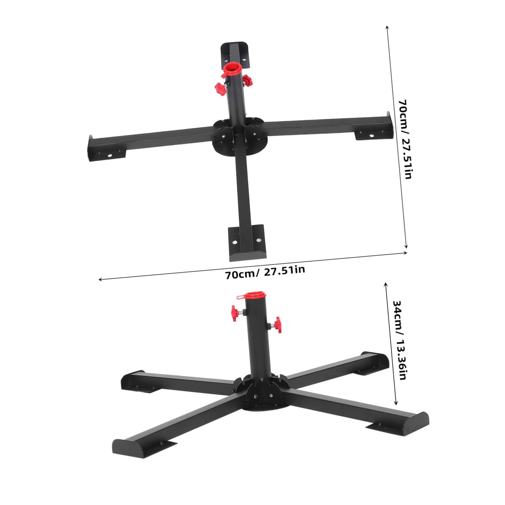 Ciieeo Soporte de Base para Árbol de Navidad Metálico Robusto Compatible Diámetros para Decoración de Interiores y Exteriores Soporte Resistente para Sombrilla de Patio