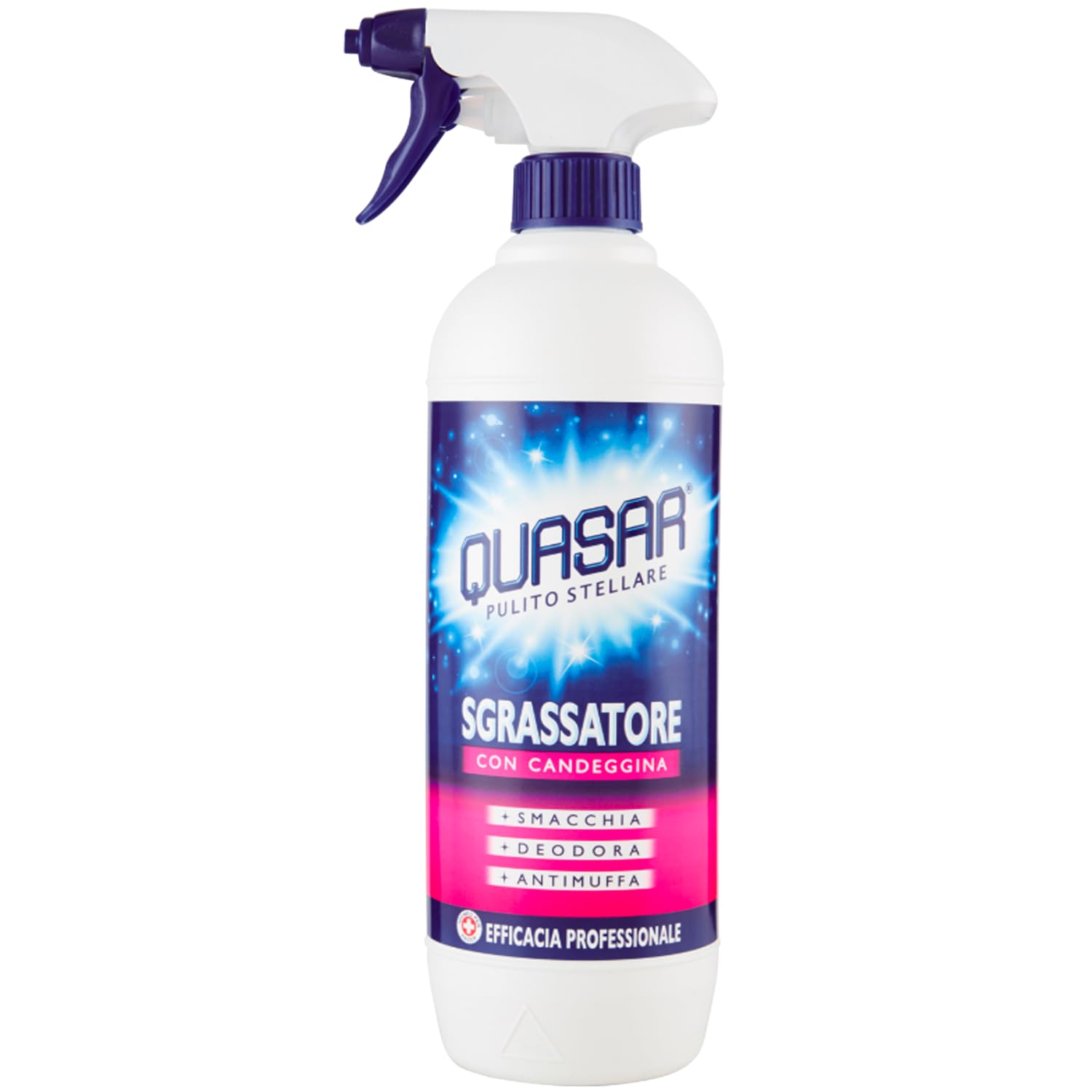 Sgrassatore Multiuso con Candeggina – 650 ml – Pulizia Profonda Igienizzante kit con Spugna Brandizzata SPESA & RISPARMIO Inclusa – Variazioni 4/8/12 Pezzi (12)
