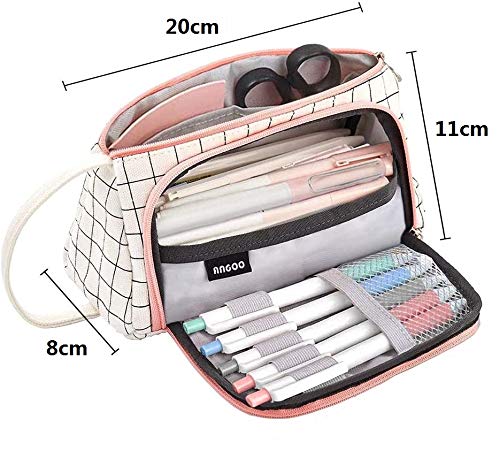 ONLINE Astuccio di alta qualità per ragazzi e ragazze, astuccio con pratica chiusura lampo, ideale per scuola, università e ufficio, Gatto, Größe X, Cartella per la scuola