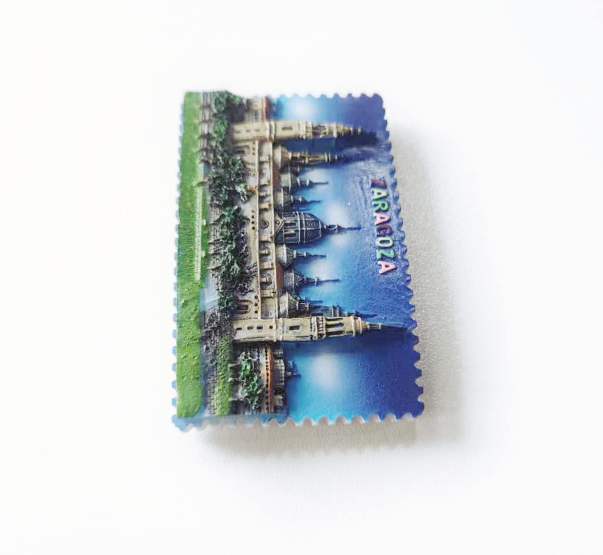 Aimant De Réfrigérateur 3D Zaragoza Espagne Souvenir De