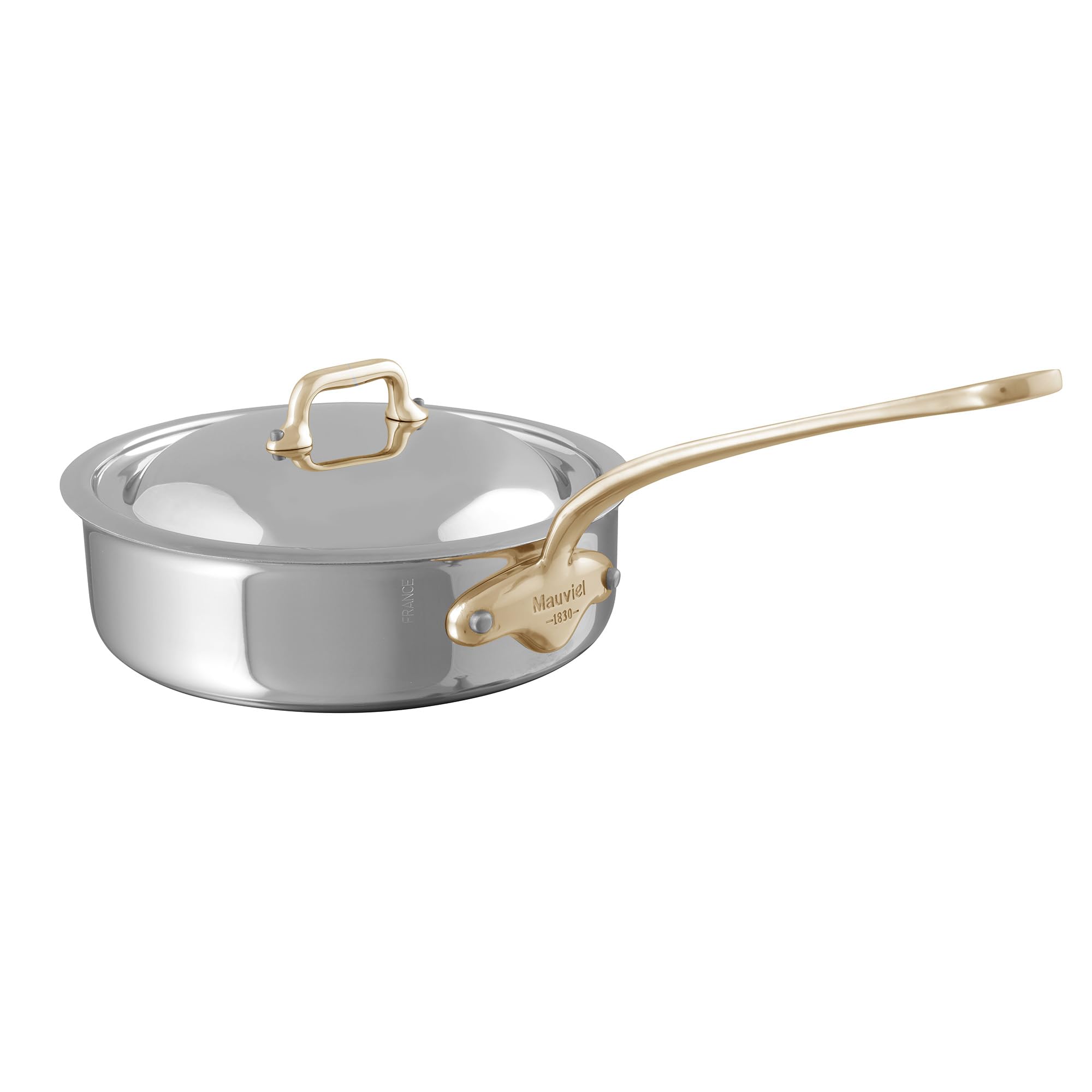 Mauviel M'Cook B, sauteuse inox 5 plis, 1,8 L, induction, fabriquée France