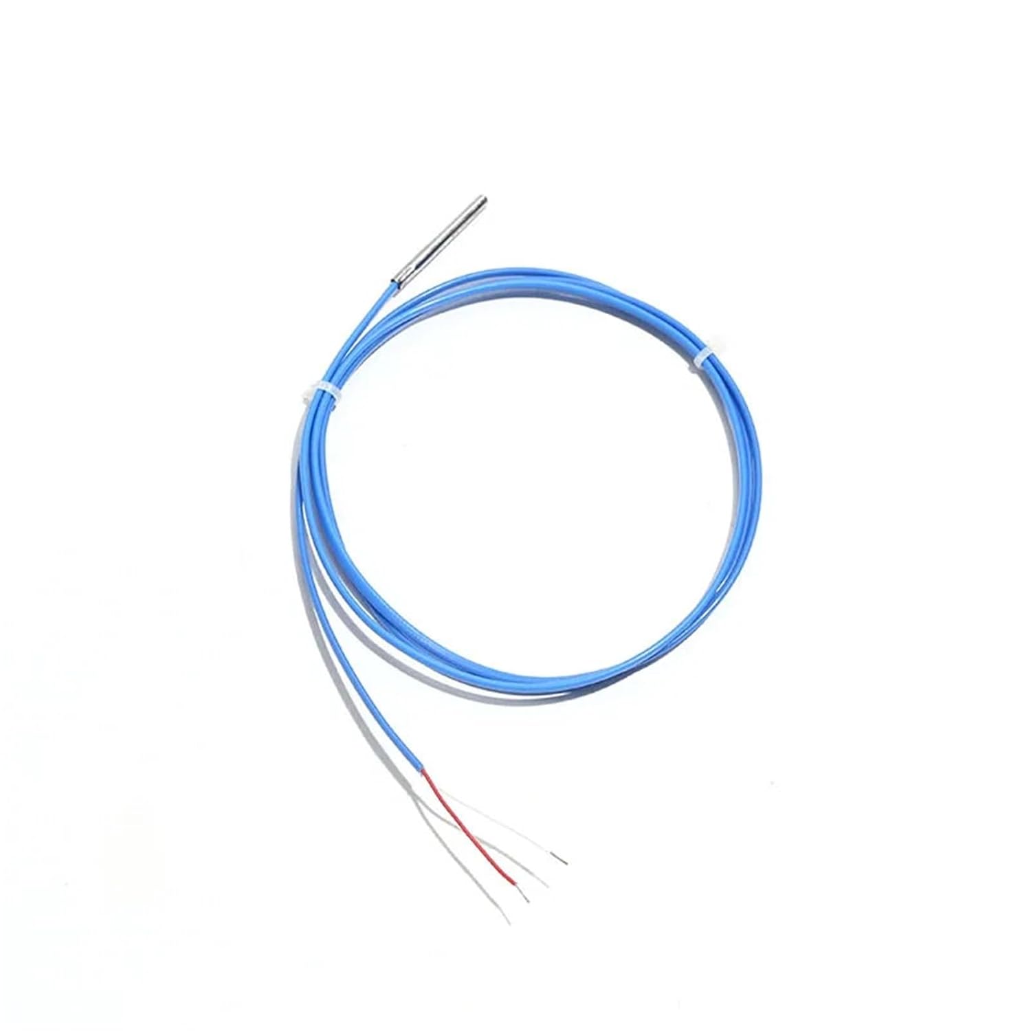 K-Type Thermocouple Temperature Sensor Small Size Probe 2mm/3.0mm with PTFE Test Line 1Pcs(Probe 3x15mm 1M)
