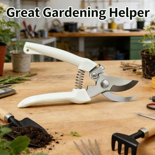 Tijeras de jardinería profesionales de acero inoxidable miniatura 5