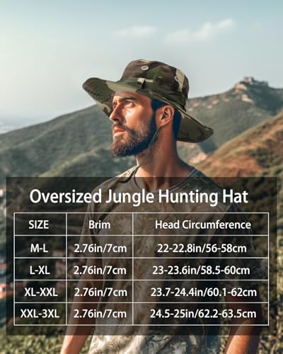 Gorro Boonie XXL para Cabezas Grandes, Sombrero Táctico miniatura 6