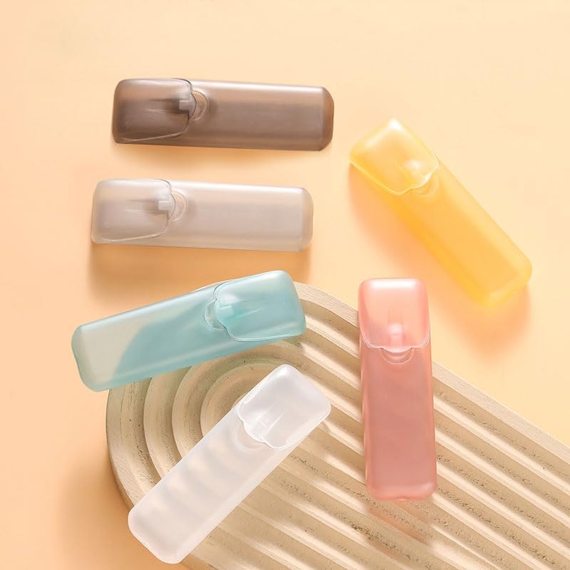 6 Pack Portable Organizer Case Set, Pocket Toothpick Case Toothpick Dispenser, Lightweight Mini Container for Office, Daily Carry and Outdoor Travel Camping Picnic Purse