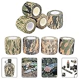 【Einzigartiges Design】 Unser Klebeband verwendet ein lebendiges Tarnmuster, das sich sehr gut zur Tarnung von Outdoor-Produkten eignet. Verwenden Sie Klebeband, um Naturholz in eine wirtschaftliche Verpackung zu kleben. Echtes Holz. Scheint real und unsichtbar im dunklen Wald