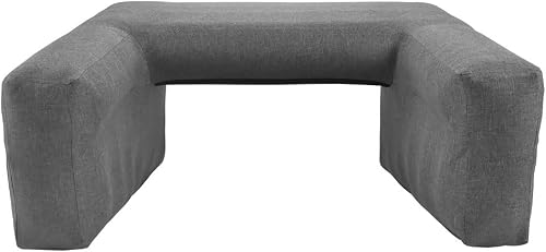Portabuddy Tavolo gonfiabile per computer portatile per divano gioco – Tavolo portatile regolabile in altezza con poggiapolsi e fodera lavabile, accessori PS5, divano tavolo per laptop (design - 4