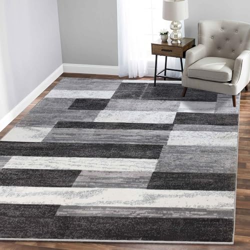 BNM Indoor Small Area Rug, Jute Backing, Modern Geometric, Perfect