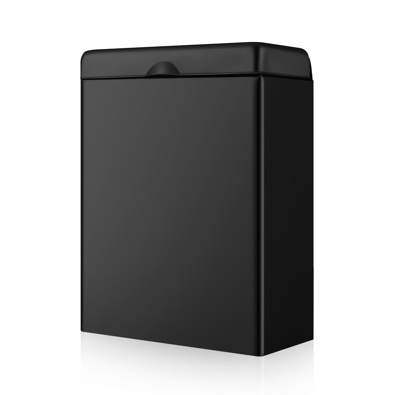 Tioncy 1 Pcs Sanitary Napkin Receptacle Wall Mounted,Black