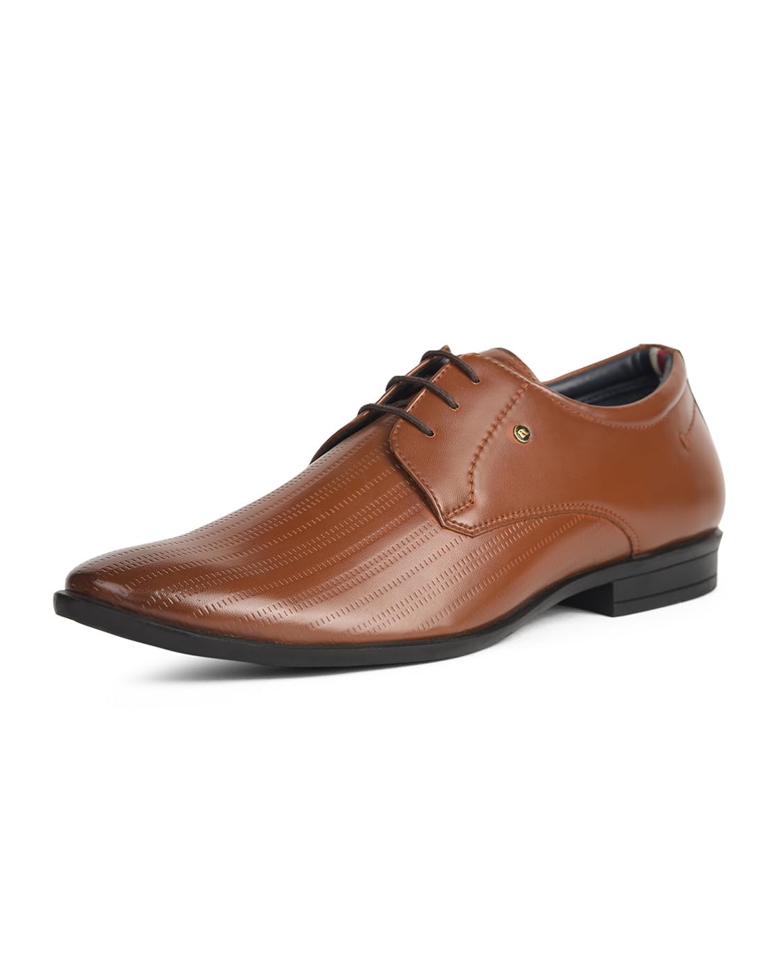 bata Alex Derby, Men's Tan Formal Derby Shoes-picture-32