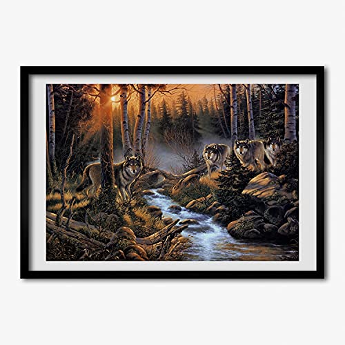 Tableau moderne 70x50 cm avec cadre en bois MDF finitions haut de gamme