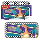 Pokémon - Trading Card Game: Back to School Pencil Case - Glurak (1 Tin Box & 2 Booster Packs)