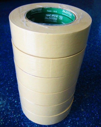 Hystik 815 1 1/2" Automotive Masking Tape 1 Sleeve (6 Rolls)